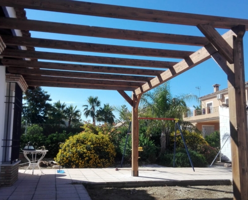 Pérgolas de madera en Sevilla Pérgolas de madera en Sevilla